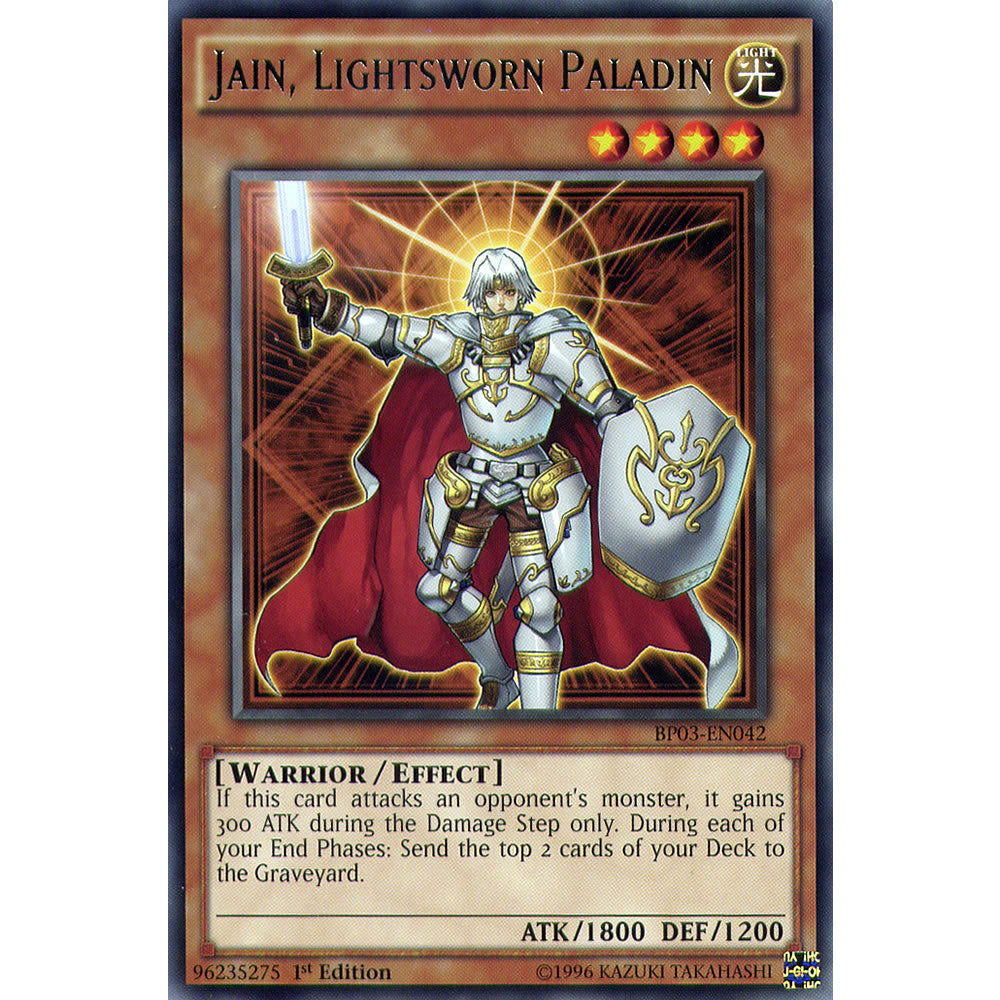 Jain, Lightsworn Paladin BP03-EN042 Yu-Gi-Oh! Card from the Battle Pack 3: Monster League Set