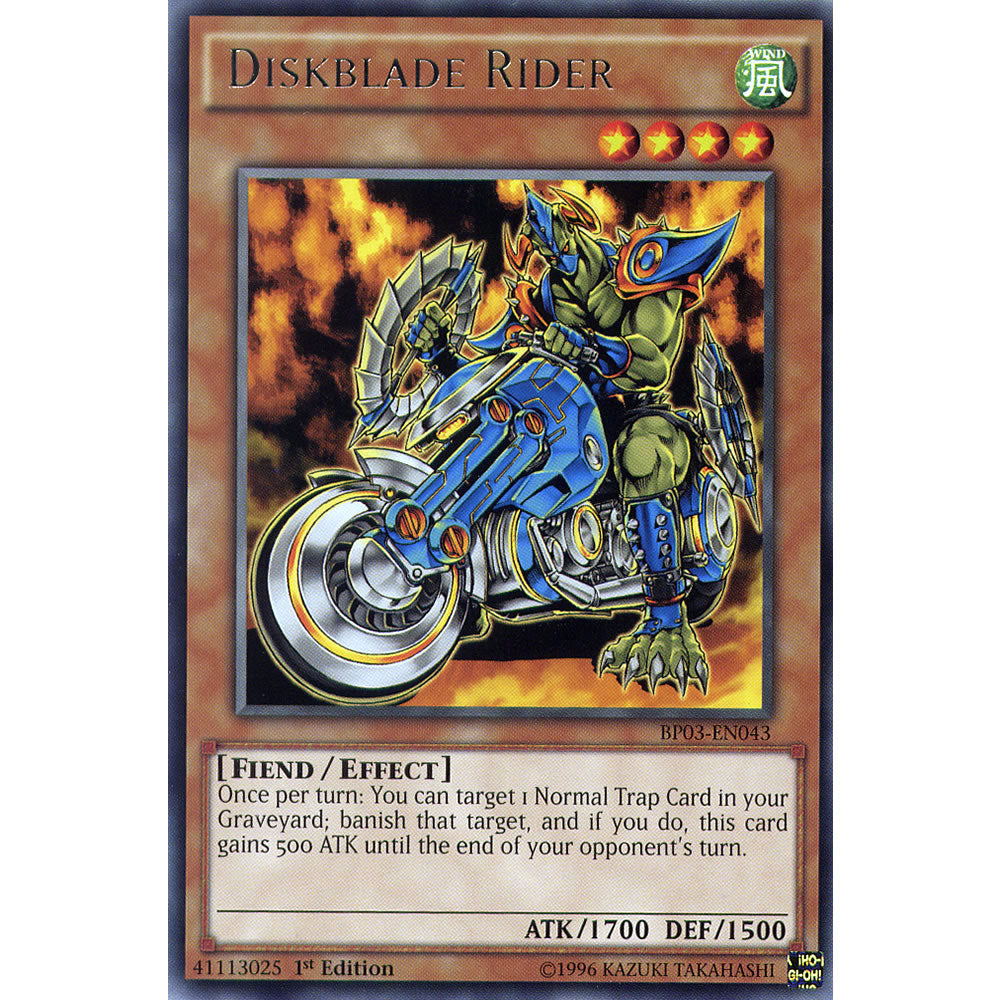 Diskblade Rider BP03-EN043 Yu-Gi-Oh! Card from the Battle Pack 3: Monster League Set