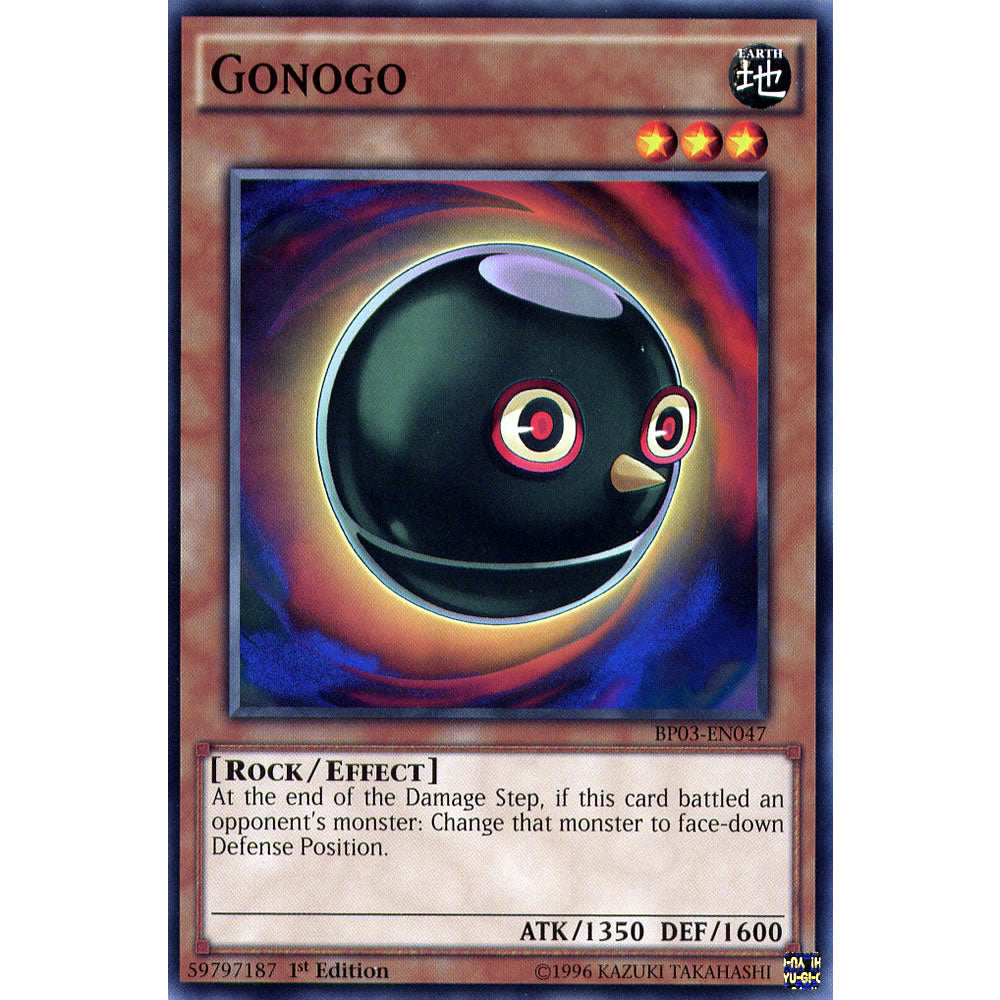 Gonogo BP03-EN047 Yu-Gi-Oh! Card from the Battle Pack 3: Monster League Set