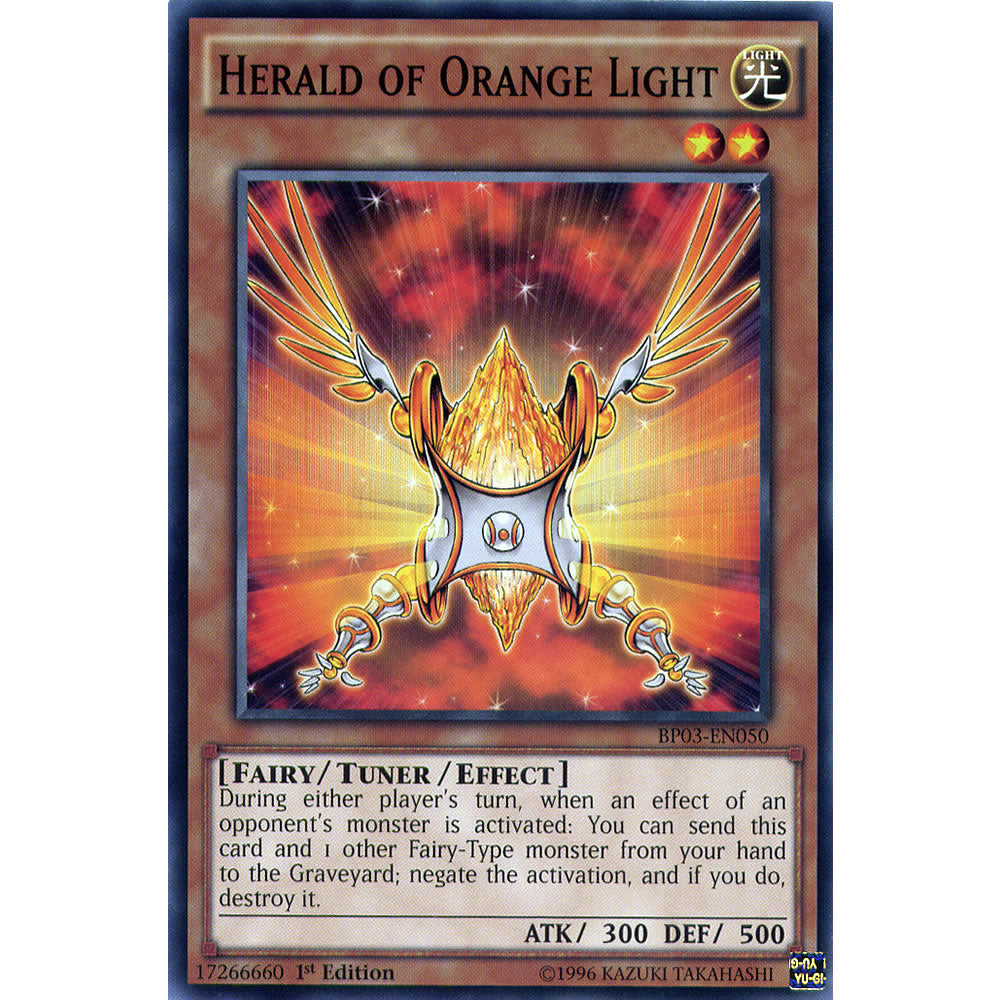 Herald of Orange Light BP03-EN050 Yu-Gi-Oh! Card from the Battle Pack 3: Monster League Set
