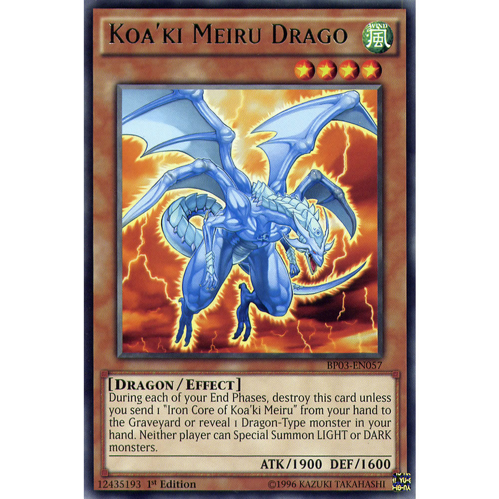Koa'ki Meiru Drago BP03-EN057 Yu-Gi-Oh! Card from the Battle Pack 3: Monster League Set
