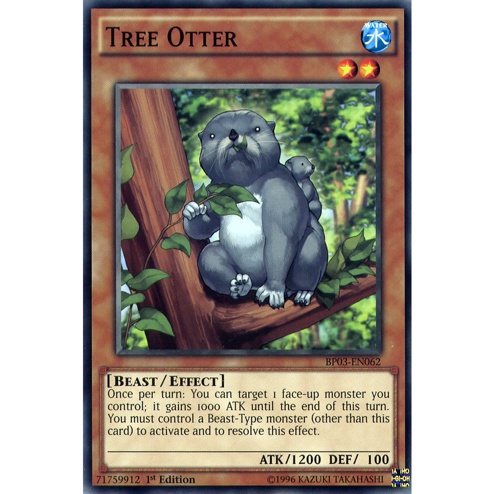 Tree Otter BP03-EN062 Yu-Gi-Oh! Card from the Battle Pack 3: Monster League Set