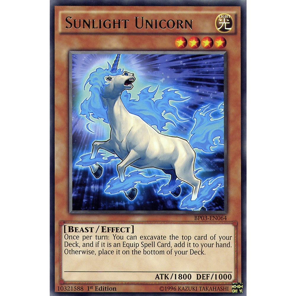 Sunlight Unicorn BP03-EN064 Yu-Gi-Oh! Card from the Battle Pack 3: Monster League Set