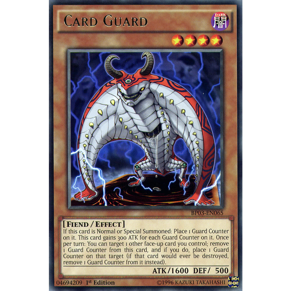 Card Guard BP03-EN065 Yu-Gi-Oh! Card from the Battle Pack 3: Monster League Set