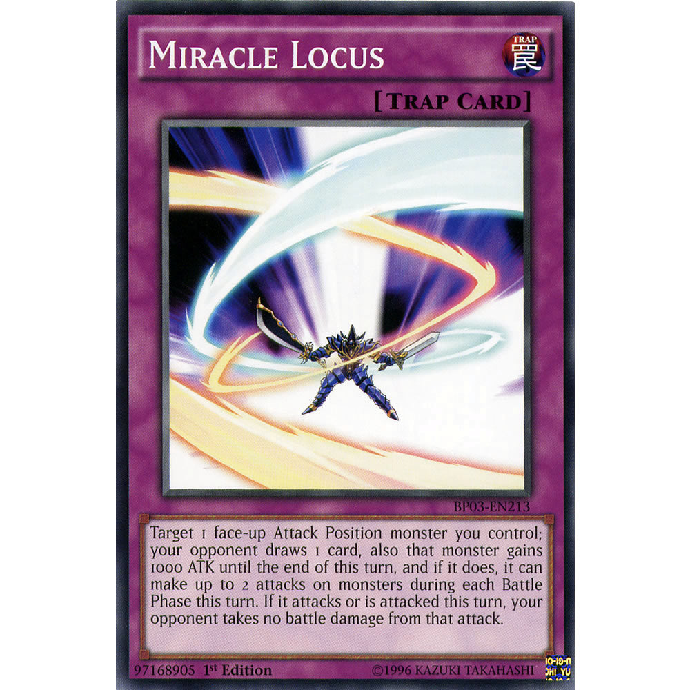 Miracle Locus BP03-EN213 Yu-Gi-Oh! Card from the Battle Pack 3: Monster League Set