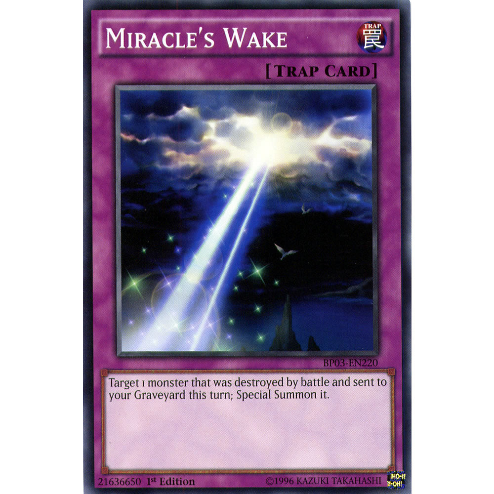 Miracle's Wake BP03-EN220 Yu-Gi-Oh! Card from the Battle Pack 3: Monster League Set