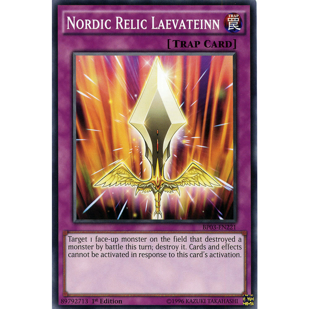 Nordic Relic Laevateinn BP03-EN221 Yu-Gi-Oh! Card from the Battle Pack 3: Monster League Set