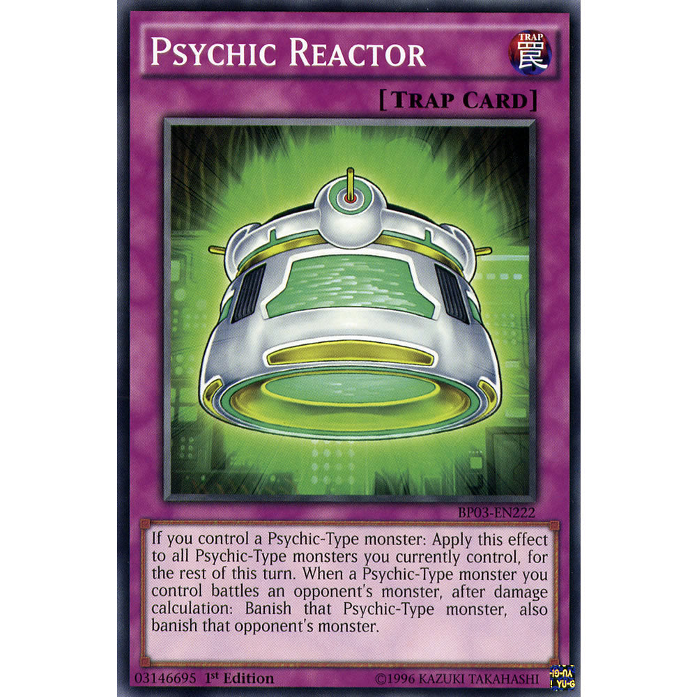 Psychic Reactor BP03-EN222 Yu-Gi-Oh! Card from the Battle Pack 3: Monster League Set