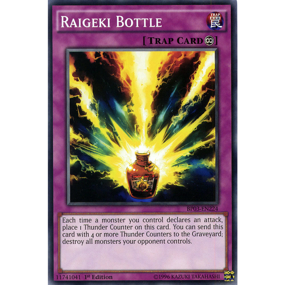 Raigeki Bottle BP03-EN224 Yu-Gi-Oh! Card from the Battle Pack 3: Monster League Set