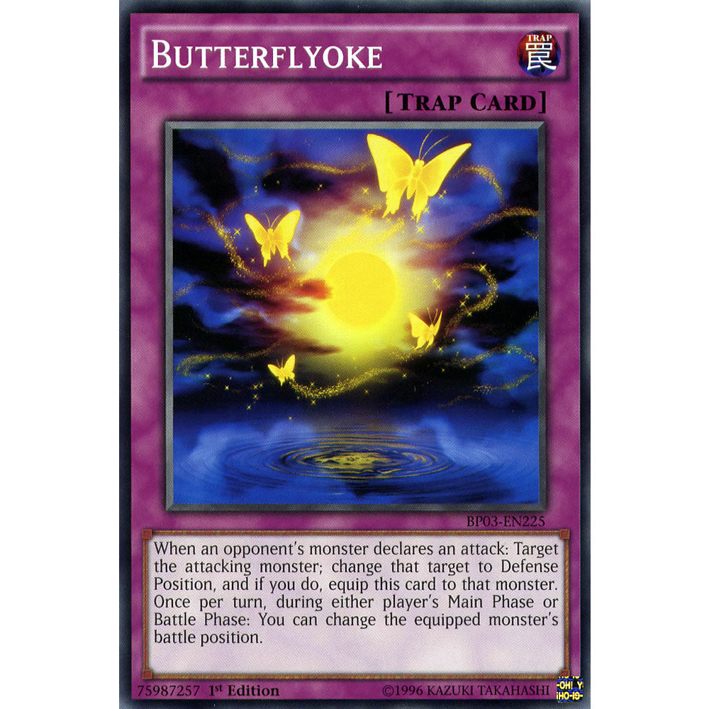 Butterflyoke BP03-EN225 Yu-Gi-Oh! Card from the Battle Pack 3: Monster League Set