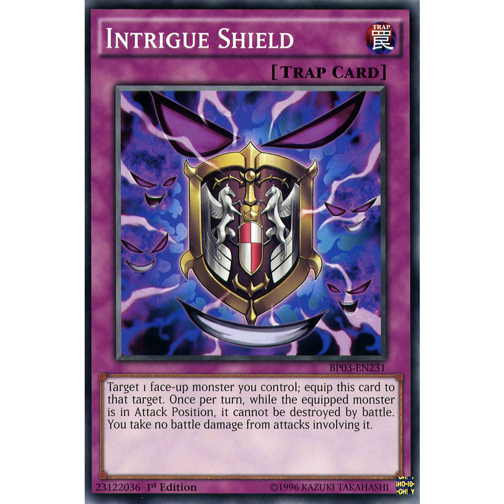 Intrigue Shield BP03-EN231 Yu-Gi-Oh! Card from the Battle Pack 3: Monster League Set
