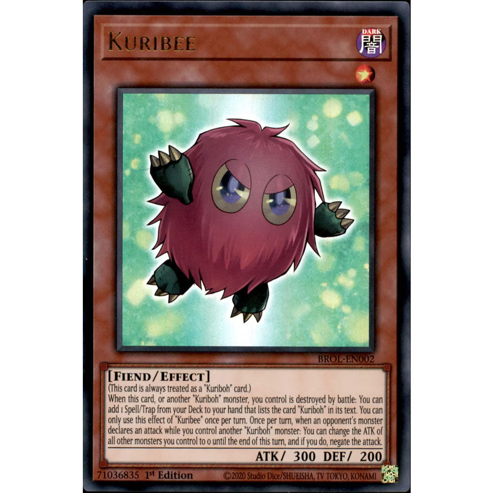 Kuribee BROL-EN002 Yu-Gi-Oh! Card from the Brothers of Legend Set