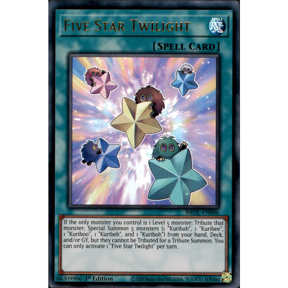 Five Star Twilight BROL-EN006 Yu-Gi-Oh! Card from the Brothers of Legend Set