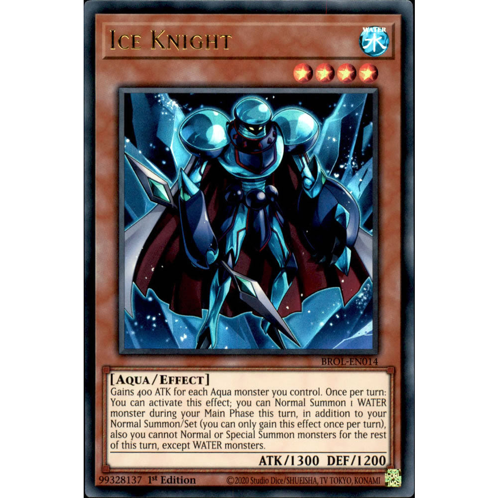 Ice Knight BROL-EN014 Yu-Gi-Oh! Card from the Brothers of Legend Set