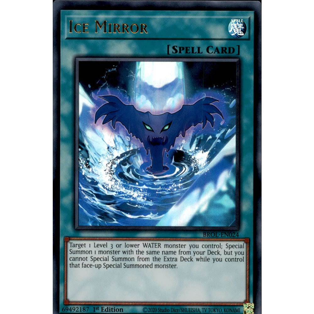 Ice Mirror BROL-EN024 Yu-Gi-Oh! Card from the Brothers of Legend Set