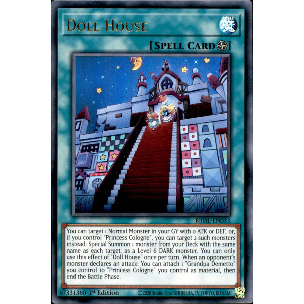 Doll House BROL-EN033 Yu-Gi-Oh! Card from the Brothers of Legend Set