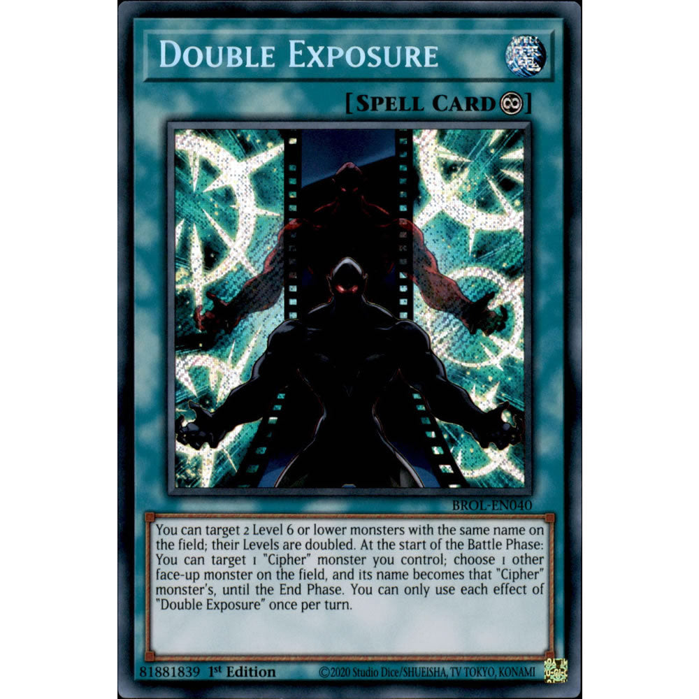 Double Exposure BROL-EN040 Yu-Gi-Oh! Card from the Brothers of Legend Set