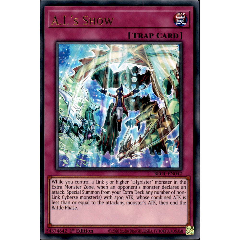 A.I.'s Show BROL-EN042 Yu-Gi-Oh! Card from the Brothers of Legend Set