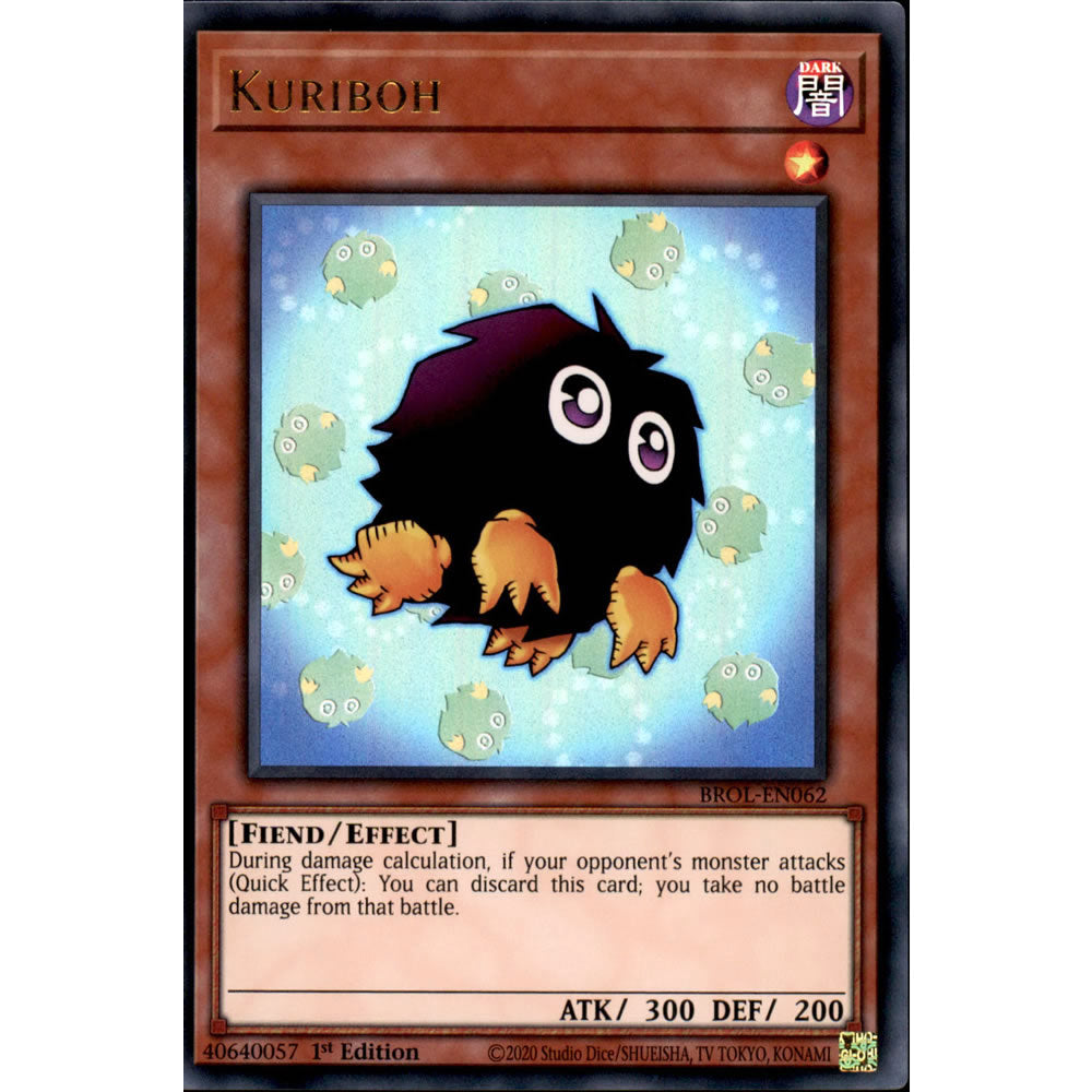 Kuriboh BROL-EN062 Yu-Gi-Oh! Card from the Brothers of Legend Set