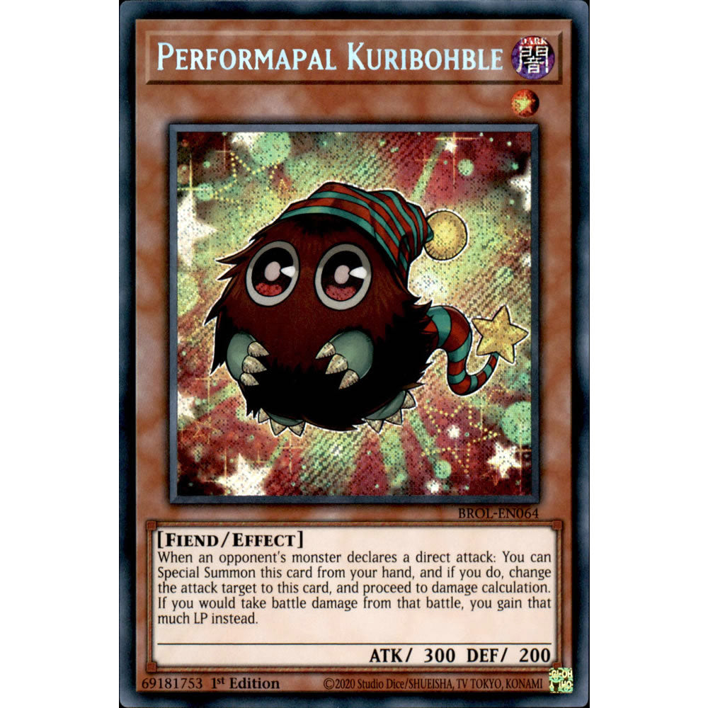 Performapal Kuribohble BROL-EN064 Yu-Gi-Oh! Card from the Brothers of Legend Set