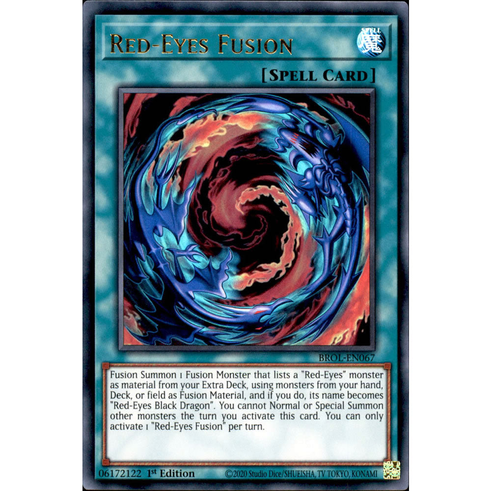 Red-Eyes Fusion BROL-EN067 Yu-Gi-Oh! Card from the Brothers of Legend Set