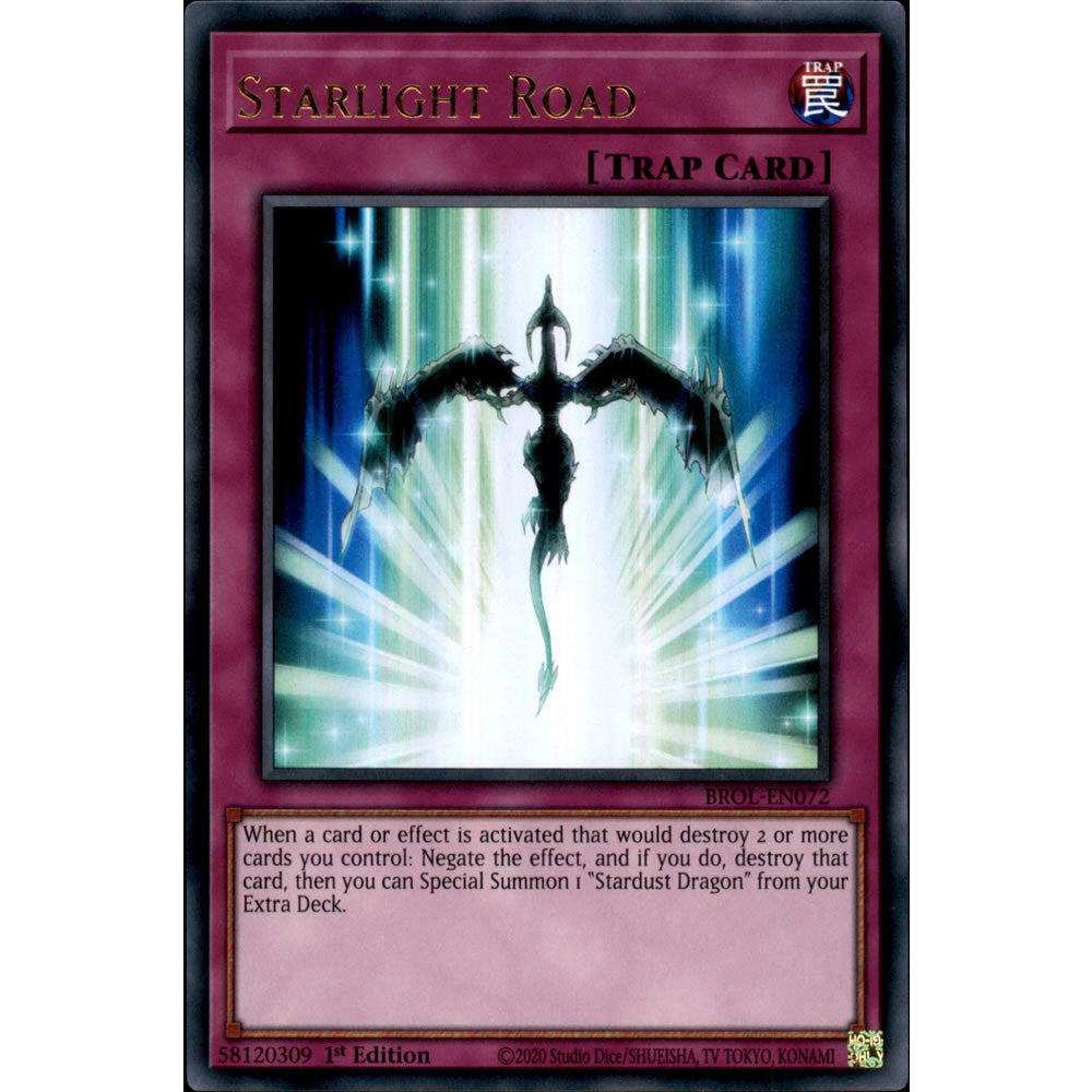 Starlight Road BROL-EN072 Yu-Gi-Oh! Card from the Brothers of Legend Set