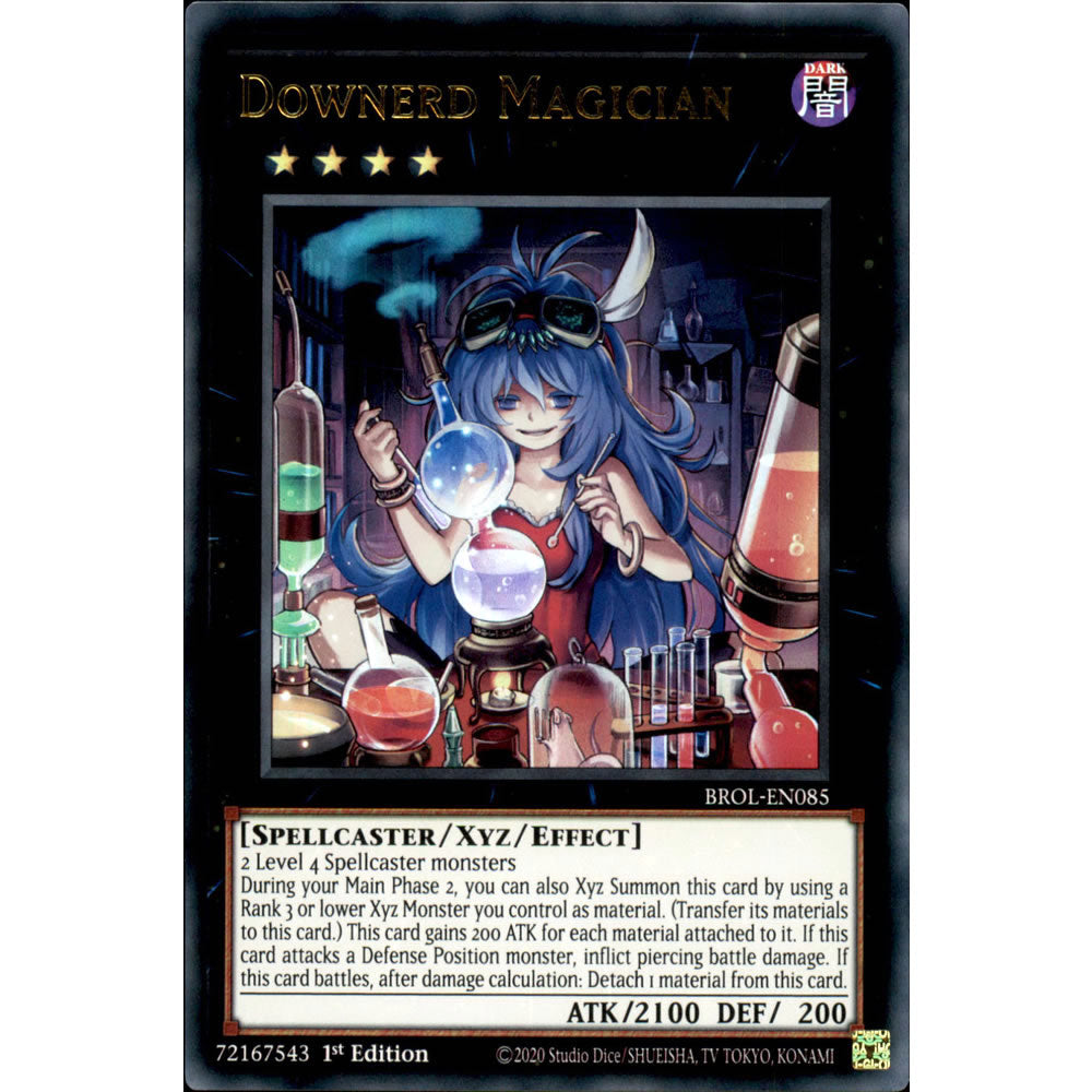 Downerd Magician BROL-EN085 Yu-Gi-Oh! Card from the Brothers of Legend Set