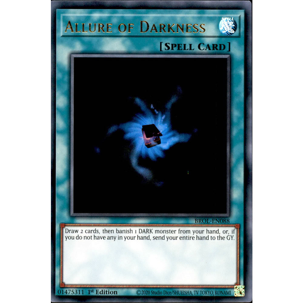 Allure of Darkness BROL-EN088 Yu-Gi-Oh! Card from the Brothers of Legend Set