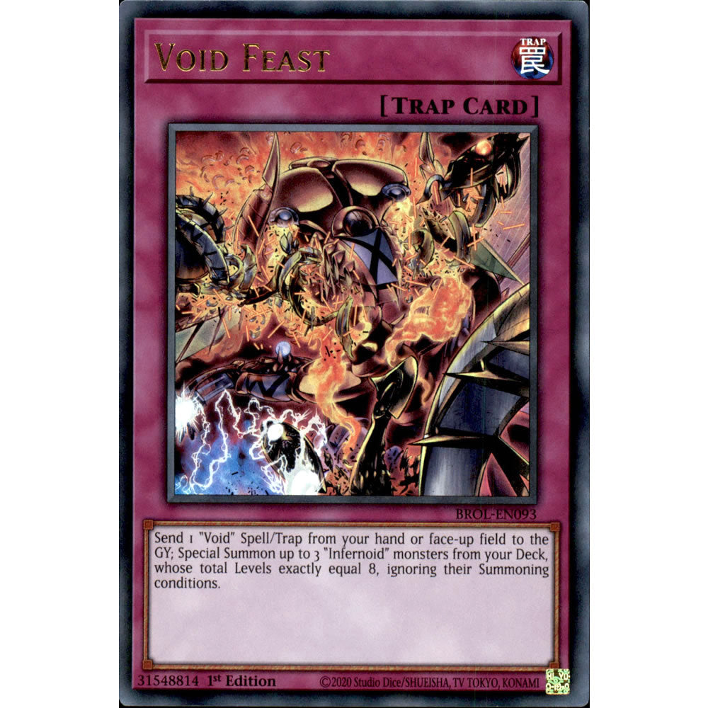 Void Feast BROL-EN093 Yu-Gi-Oh! Card from the Brothers of Legend Set