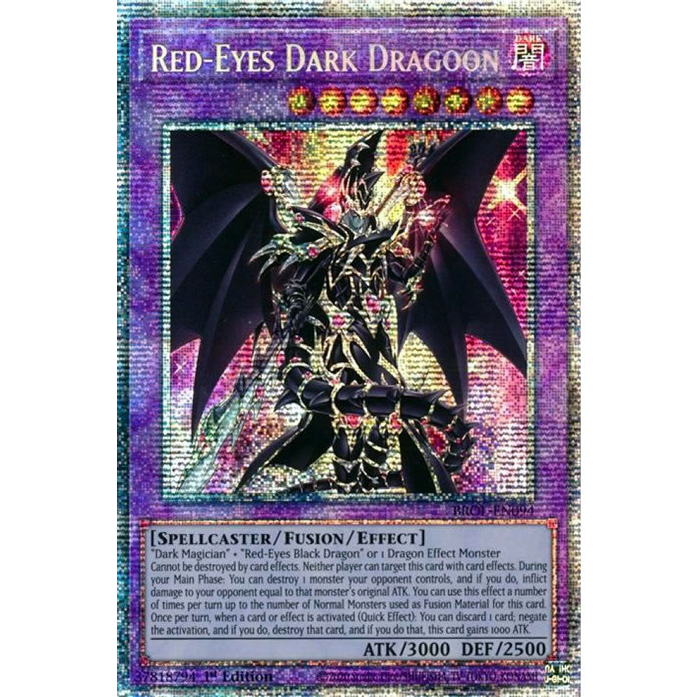 Red-Eyes Dark Dragoon BROL-EN094 Yu-Gi-Oh! Card from the Brothers of Legend Set