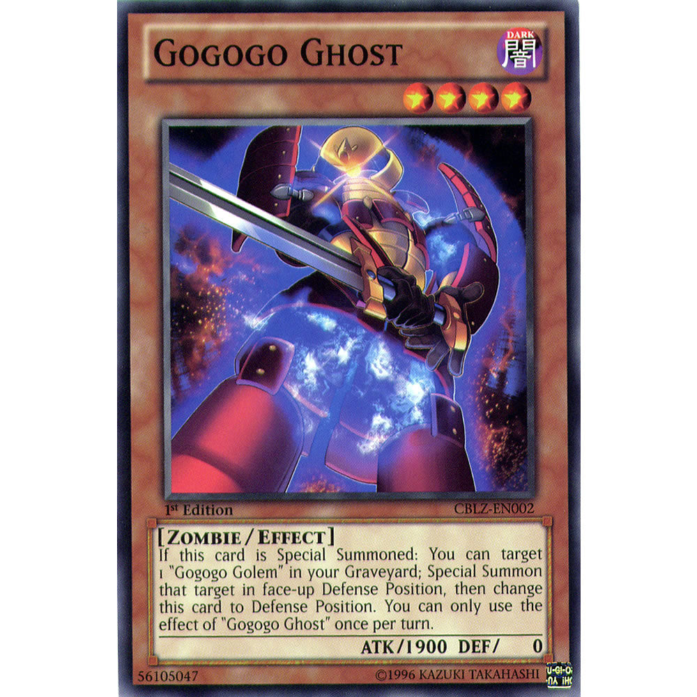 Gogogo Ghost CBLZ-EN002 Yu-Gi-Oh! Card from the Cosmo Blazer Set