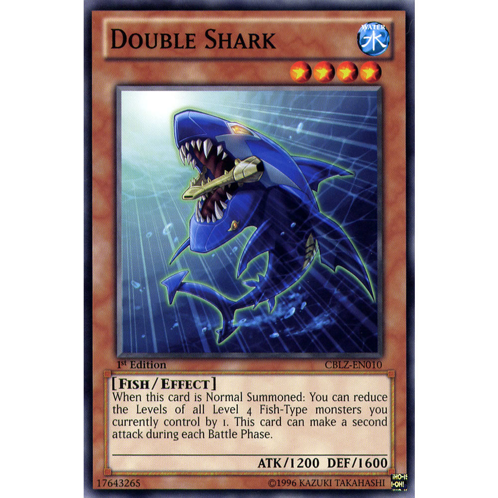 Double Shark CBLZ-EN010 Yu-Gi-Oh! Card from the Cosmo Blazer Set