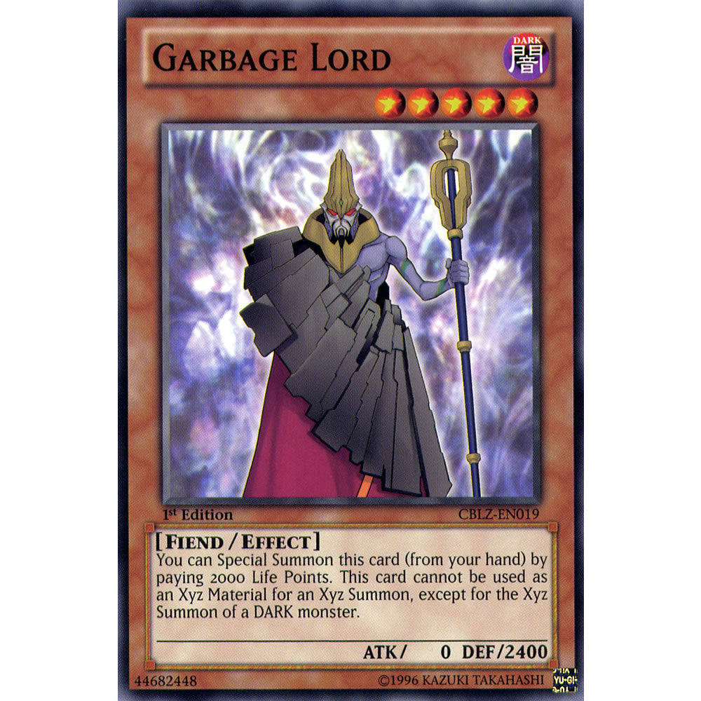 Garbage Lord CBLZ-EN019 Yu-Gi-Oh! Card from the Cosmo Blazer Set