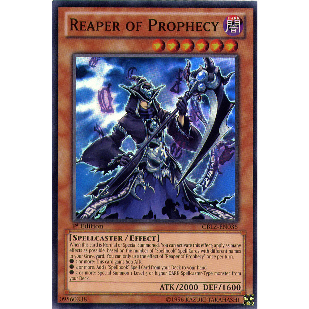 Reaper of Prophecy CBLZ-EN036 Yu-Gi-Oh! Card from the Cosmo Blazer Set