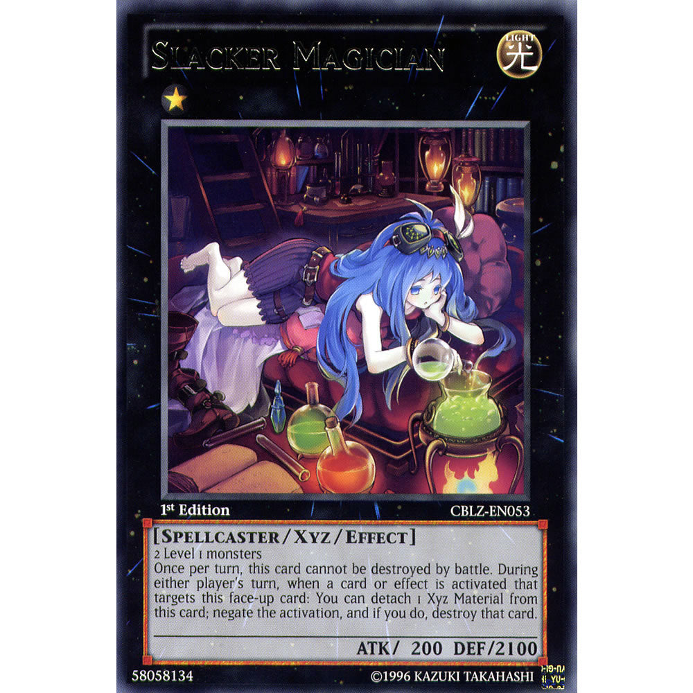 Slacker Magician CBLZ-EN053 Yu-Gi-Oh! Card from the Cosmo Blazer Set