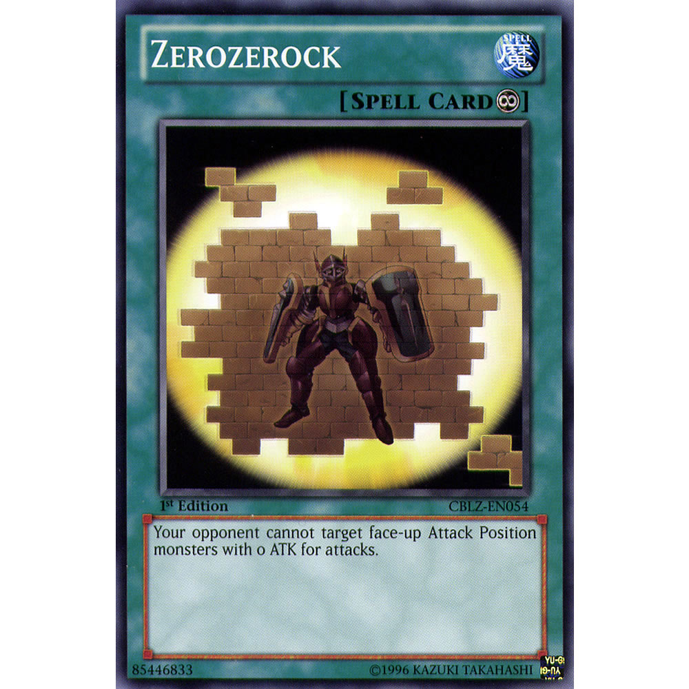 Zerozerock CBLZ-EN054 Yu-Gi-Oh! Card from the Cosmo Blazer Set