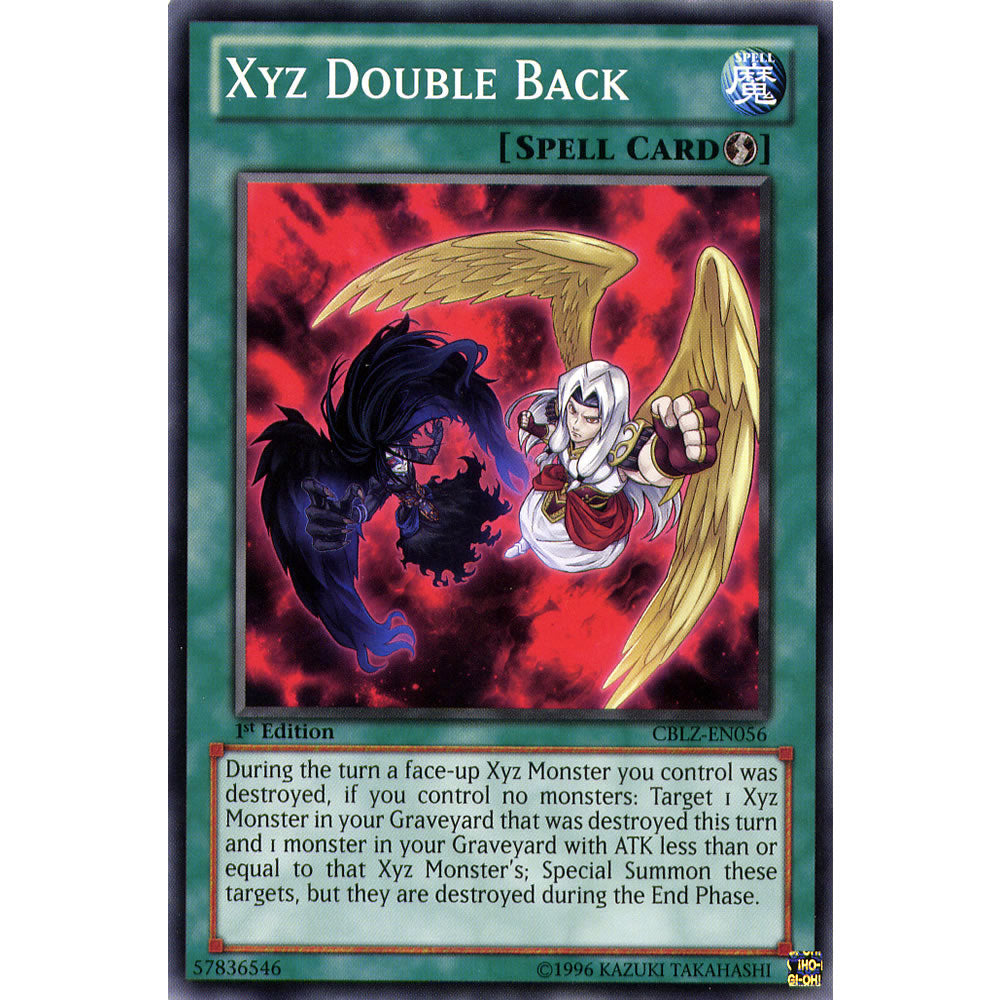 Xyz Double Back CBLZ-EN056 Yu-Gi-Oh! Card from the Cosmo Blazer Set