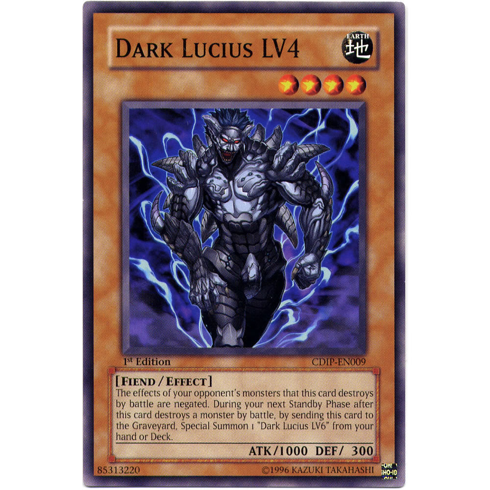 Dark Lucius LV4 CDIP-EN009 Yu-Gi-Oh! Card from the Cyberdark Impact Set