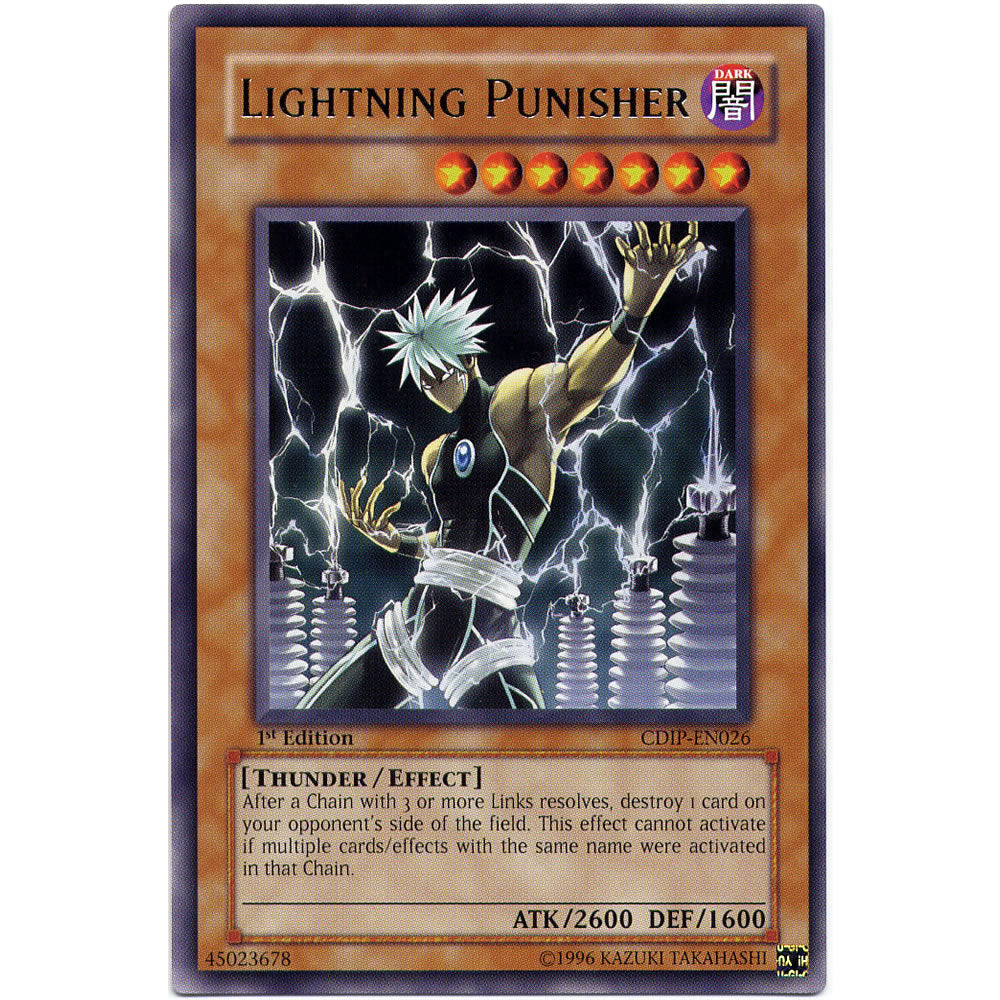 Lightning Punisher CDIP-EN026 Yu-Gi-Oh! Card from the Cyberdark Impact Set