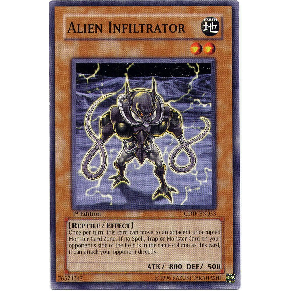 Alien Infiltrator CDIP-EN033 Yu-Gi-Oh! Card from the Cyberdark Impact Set