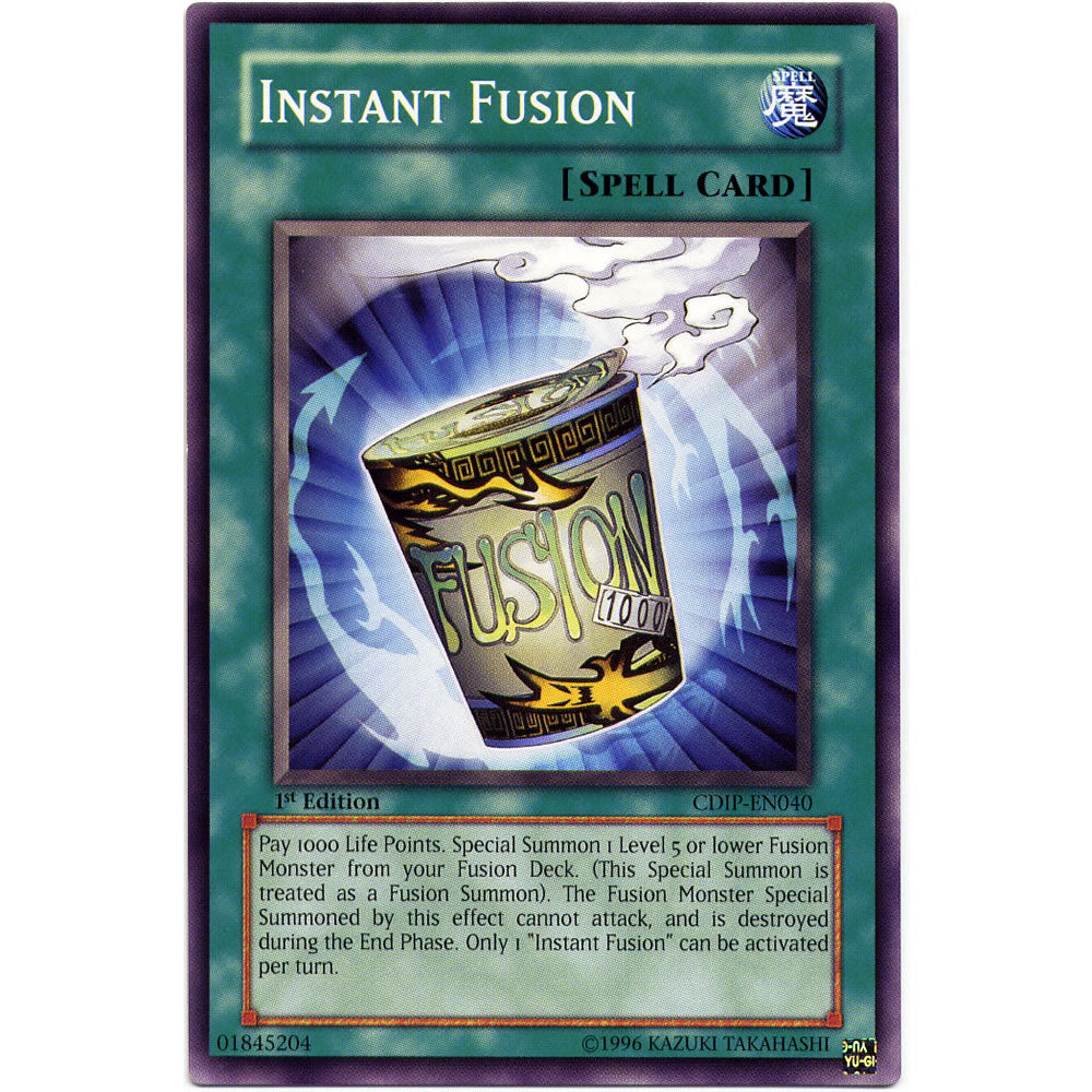 Instant Fusion CDIP-EN040 Yu-Gi-Oh! Card from the Cyberdark Impact Set