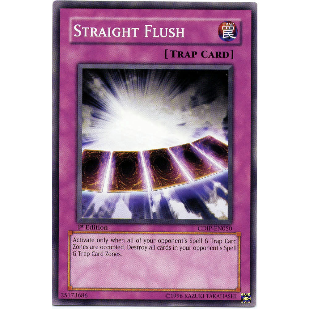 Straight Flush CDIP-EN050 Yu-Gi-Oh! Card from the Cyberdark Impact Set