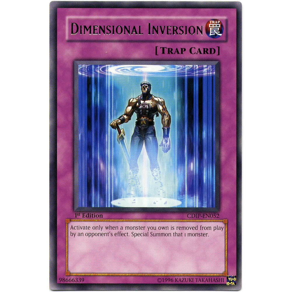 Dimensional Inversion CDIP-EN052 Yu-Gi-Oh! Card from the Cyberdark Impact Set