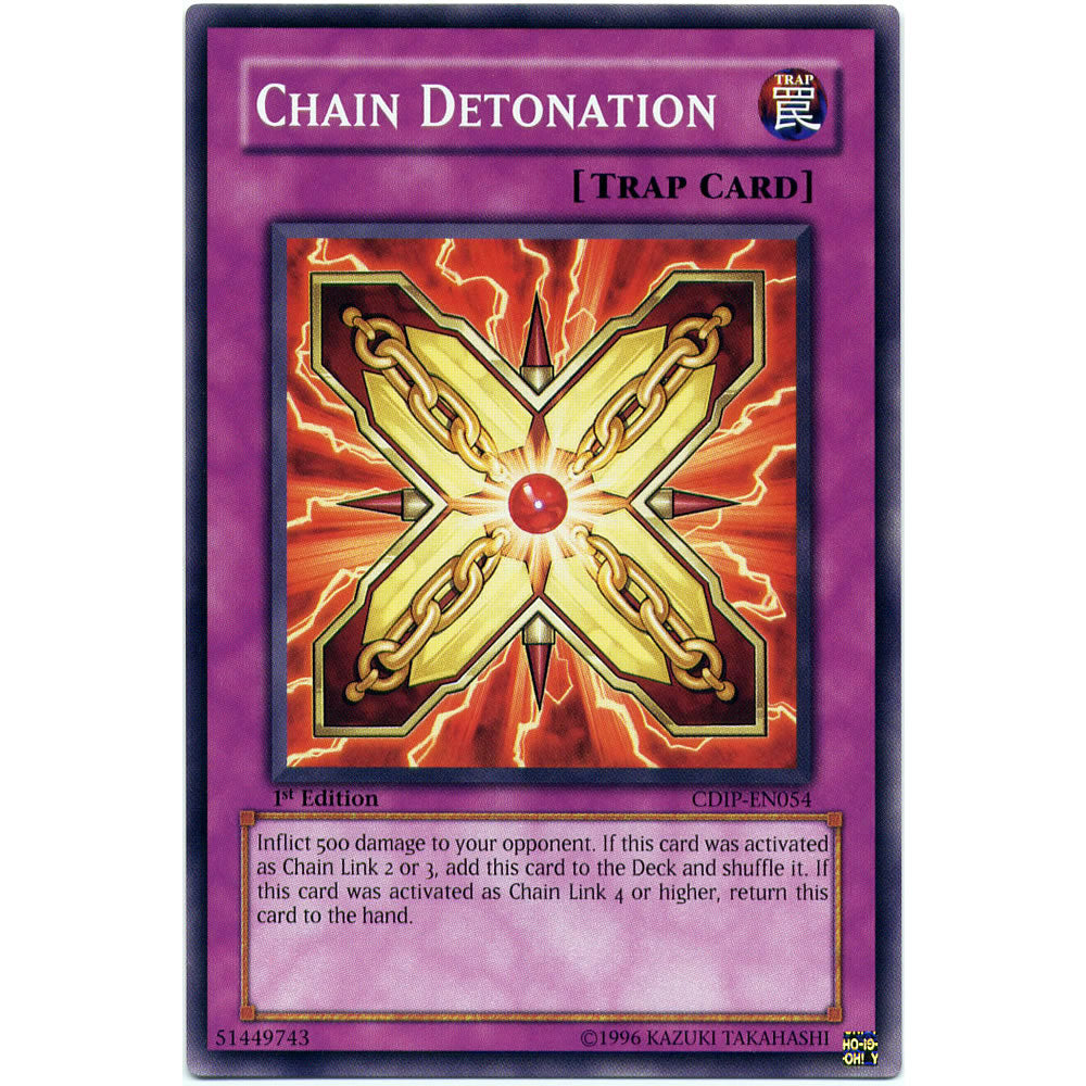 Chain Detonation CDIP-EN054 Yu-Gi-Oh! Card from the Cyberdark Impact Set