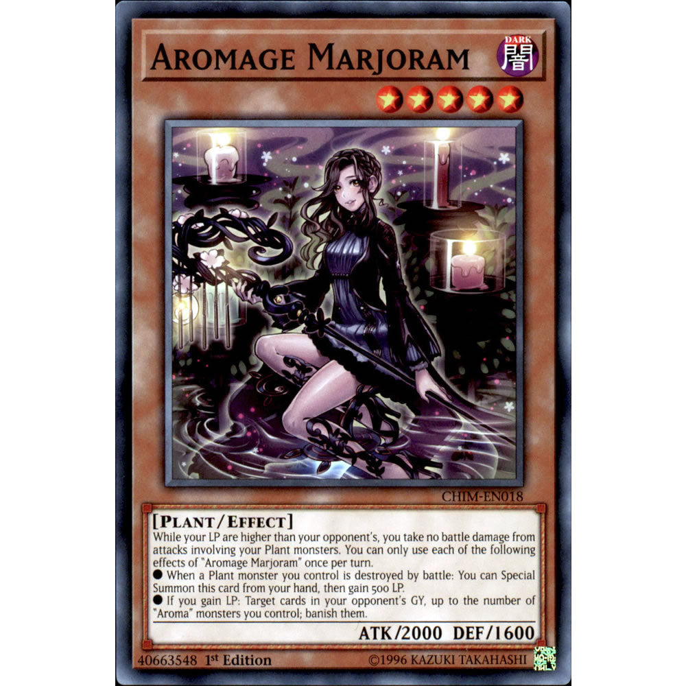 Aromage Marjoram CHIM-EN018 Yu-Gi-Oh! Card from the Chaos Impact Set