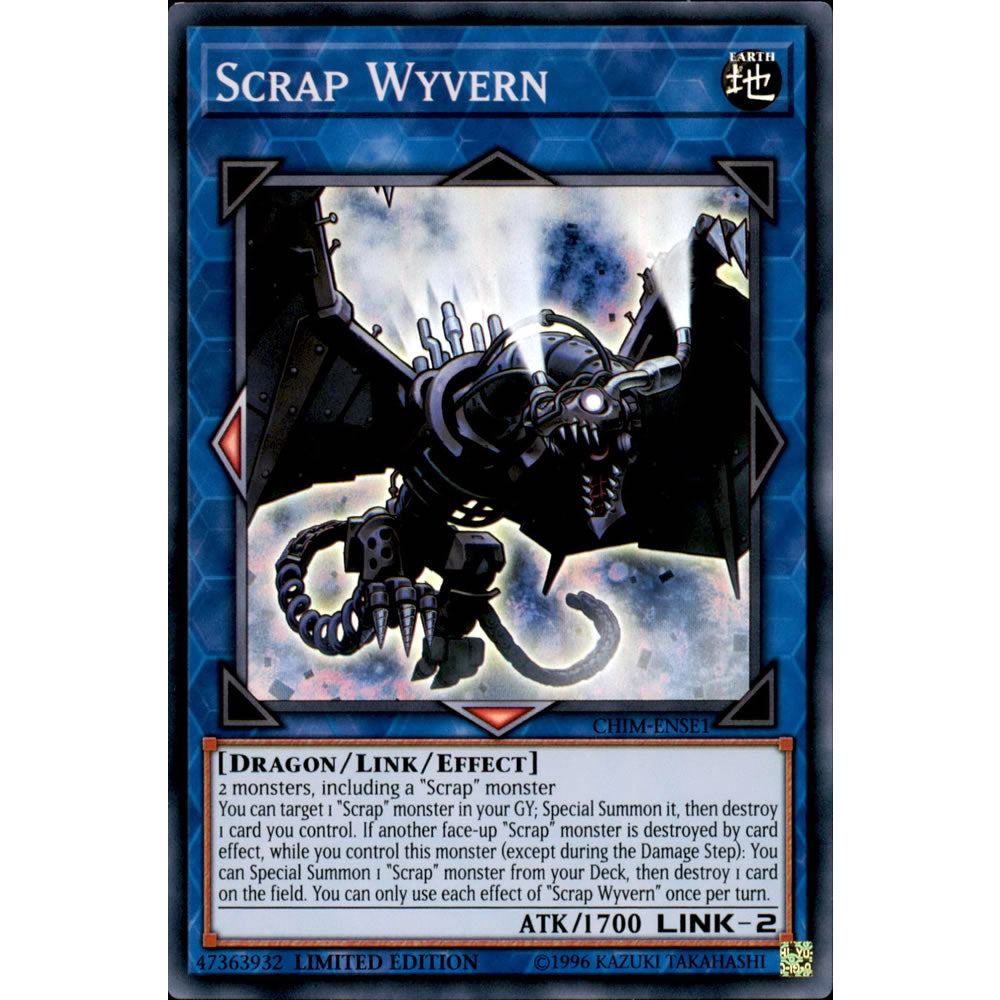 Scrap Wyvern CHIM-ENSE1 Yu-Gi-Oh! Card from the Chaos Impact Special Edition Set