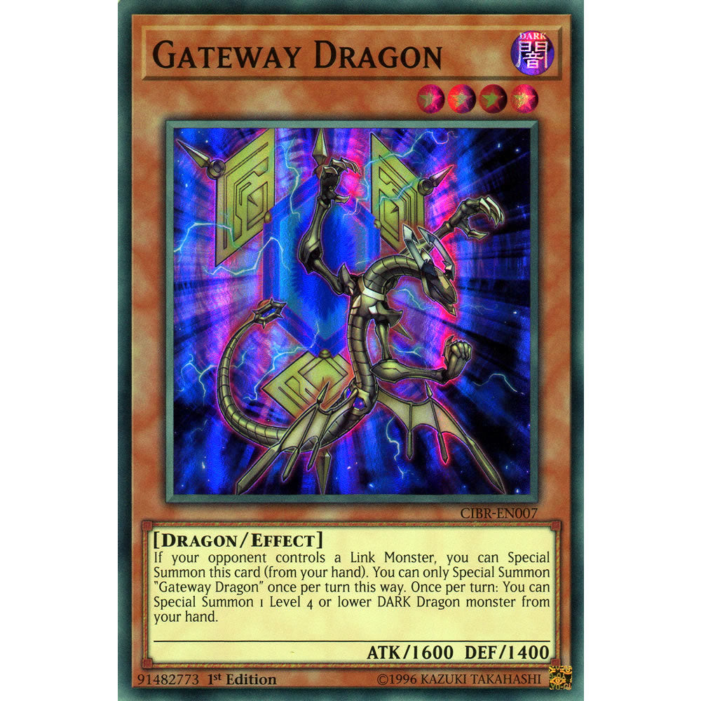 Gateway Dragon CIBR-EN007 Yu-Gi-Oh! Card from the Circuit Break Set