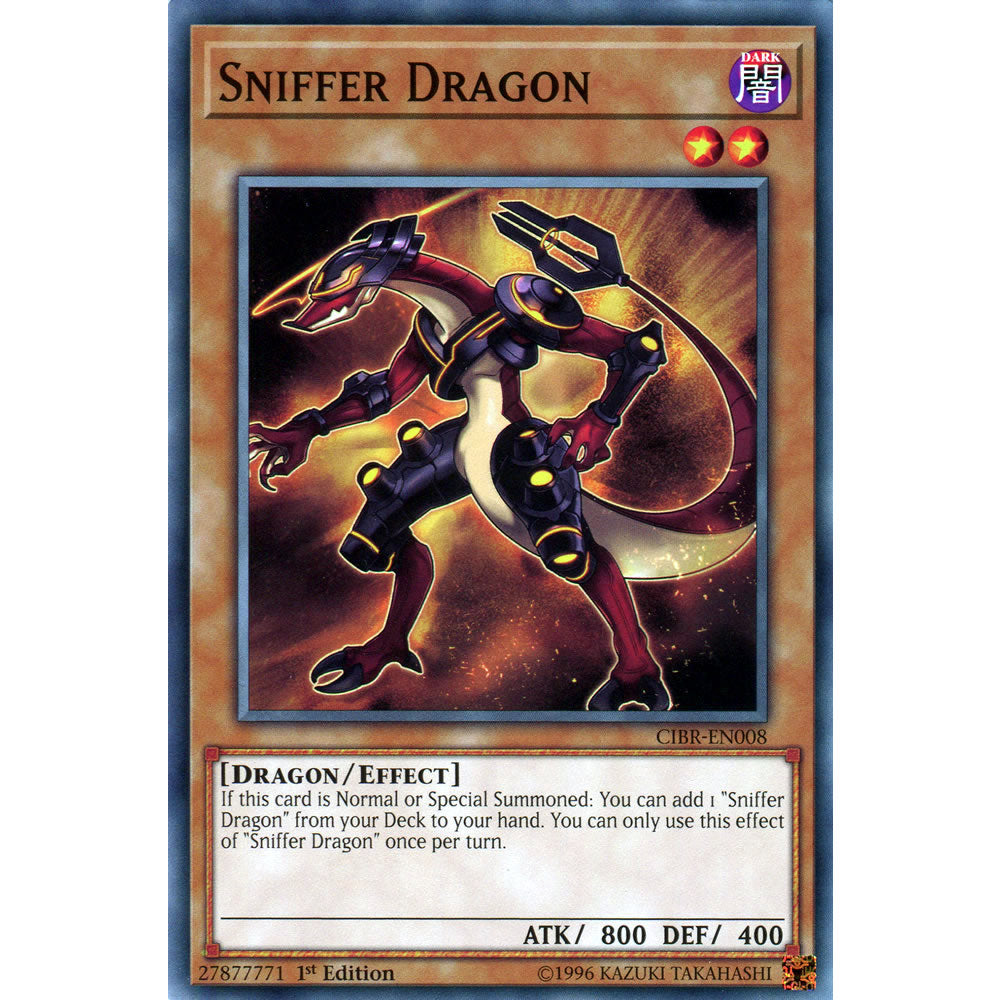 Sniffer Dragon CIBR-EN008 Yu-Gi-Oh! Card from the Circuit Break Set