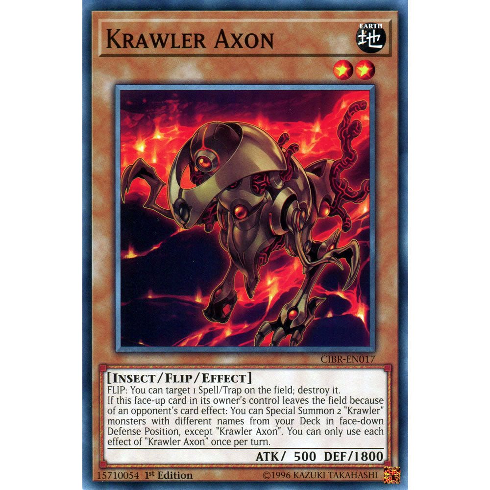 Krawler Axon CIBR-EN017 Yu-Gi-Oh! Card from the Circuit Break Set