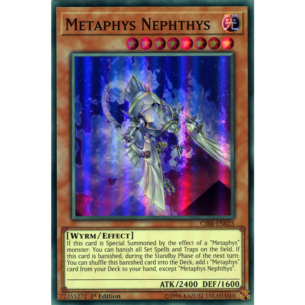 Metaphys Nephthys CIBR-EN025 Yu-Gi-Oh! Card from the Circuit Break Set